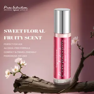 Portable confidence pheromone perfume oil, alcohol-free roll-on design, attract him and leave a lasting impression | Valentine's Day, Halloween, or Christmas gift Fragrance With Cinnamon Fragrance Warmth
