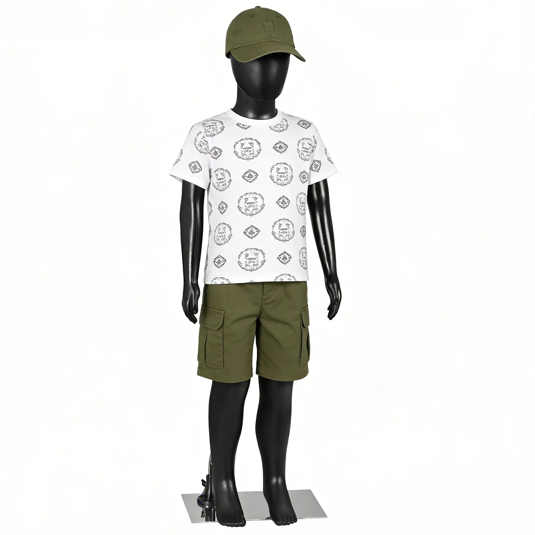Segawe 7 lbs Lightweight PP Plastic Kids Mannequin - 43.7 Inches (43.7x11.8x11.8), Child Size, Adjustable Pose, 360-Degree Rotation, Tool-Free Detachable Arms & Head, Natural Pose for Home Decor Store Display to Grab Customer Attention, Single Unit, Detac