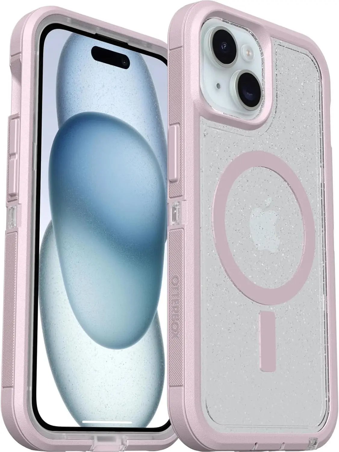 OtterBox iPhone 15 Pro Max Defender Series XT Case with MagSafe, Screenless, Rugged - Non-Retail Packaging - Starry Mountain