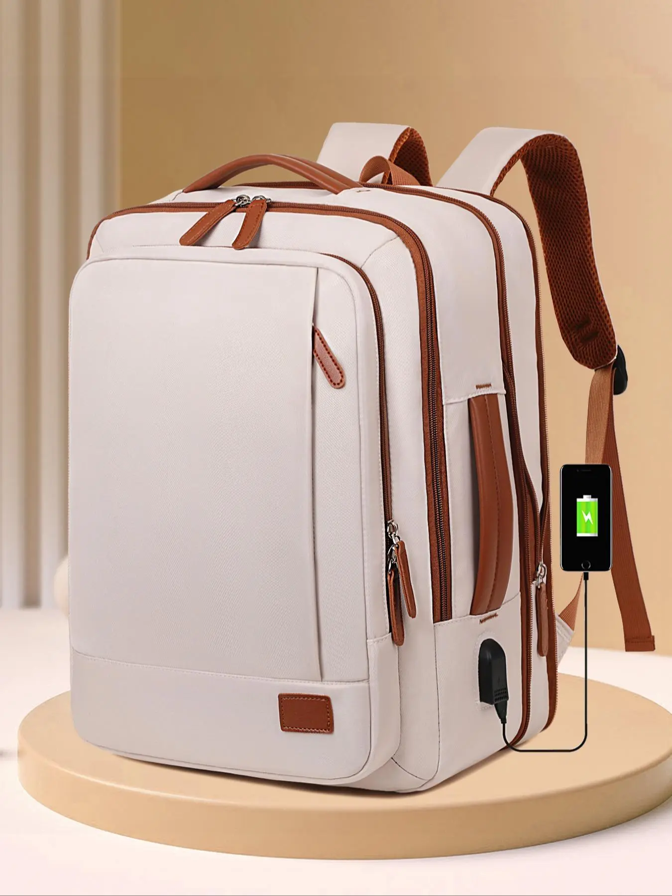 Simple Carry on Travel Backpack, Travel Accessories, Casual Matching 40l Personal Item Backpack, Travel Bookbag for Weekender, College, Office, Stylish Daypack, Casual Lightweight Backpack