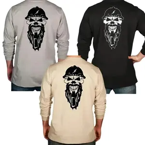 FR Benchmark Benchmark VS Everybody Flame Resistant Long Sleeve Shirt Logo Graphic Hoodie Menswear, Womenswear 4NE8I