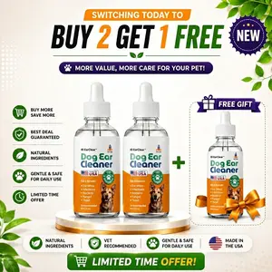 K9 EarClear Natural Ear Drops for Dogs - Soothes Irritation & Itching - Made in USA - Pet Grooming Supplement - 1oz Dropper Bottle
