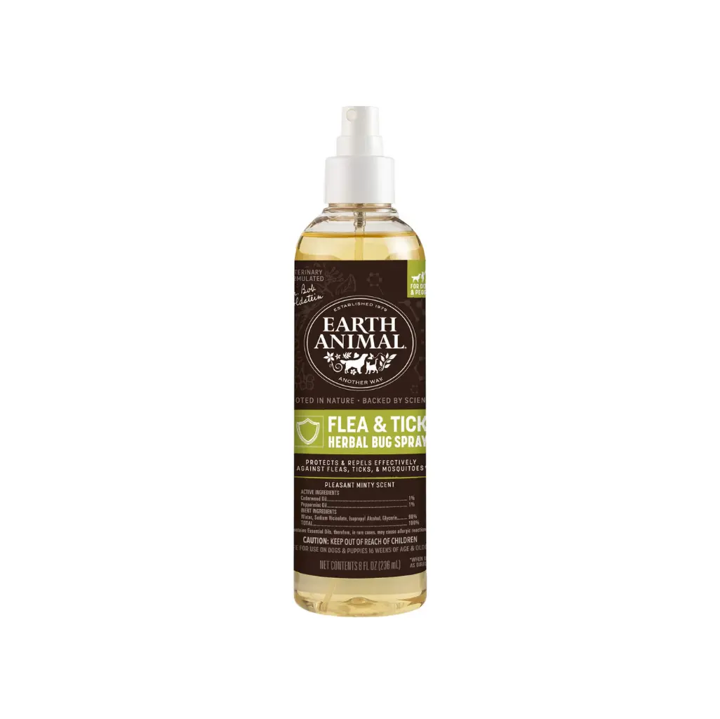 Earth Animal Flea & Tick Spray 8oz – Plant-Powered Dog Care