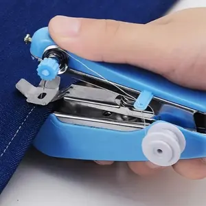 Portable Handheld Manual Mini Sewing Machine, Compact Lightweight Design Sewing Machine for Quick Repairs, DIY Crafts Supplies, Home Sewing Machine, Multifunctional Home Sewing