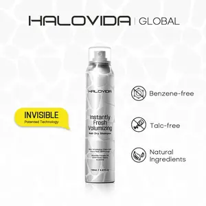 HALOVIDA INSTANT FRESH VOLUMZING HAIR DRY SHAMPOO 5.07FL.OZ Gentle Haircare with Micro-Ball Technology for Long-Lasting Volume & Cleansing