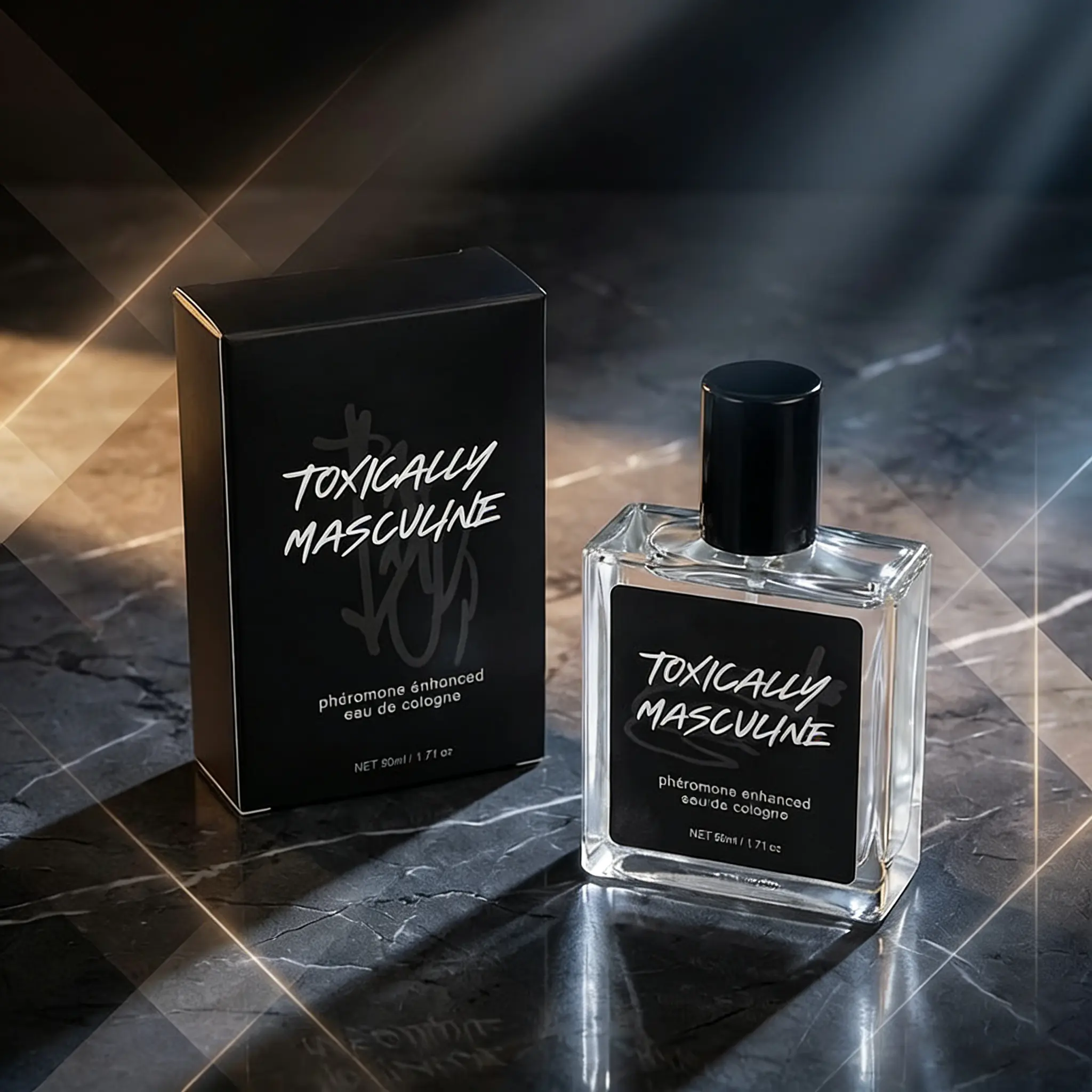 Pheromone-Enhanced Eau de Cologne 50ml-Toxically Mascvline-Lemon,Bergamot,Mint,Lavender,Sandalwood-Fragrance gift-Mother's Day gifts