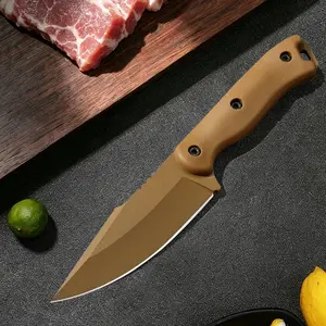 Straight Knife,Cleaver Kitchen Cooking Knife with Knife Sheath,Outdoor Camping,Kitchen Accessories