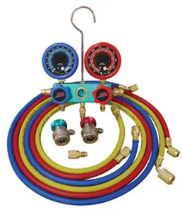 ATD Tools ATD-3695 Deluxe Dual Aluminum Ac Manifold Gauge Set