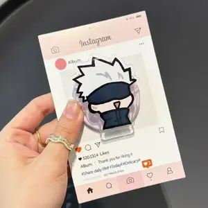 Gojo Satoru Jujutsu Kaisen Cute Chibi Acrylic Phone Grip Stand MagSafe Magnetic Holder for iPhone 15 14 13 Anime Gift