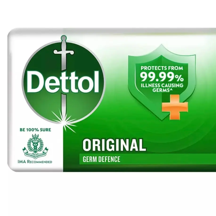 Dettol Antibacterial Soap Pack of 12 - Original Germ Defence, 99.99% Protection from Illness Causing Germs, IMA Recommended