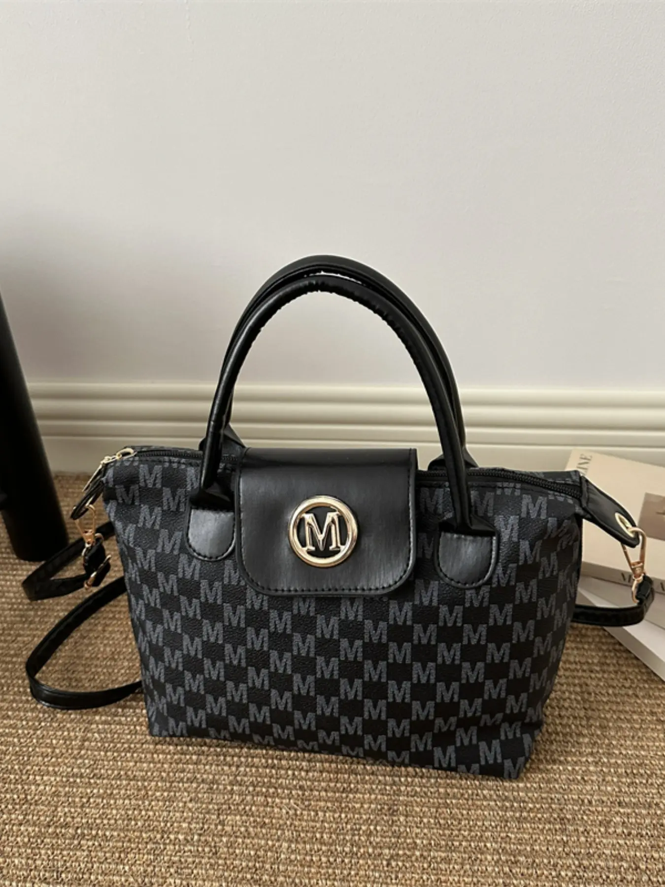 Fashionable High-End Dumpling Bag, Simple Letter Pattern Handbag, Large Capacity, Casual Shoulder Crossbody Bag, Daily Use, Commute
