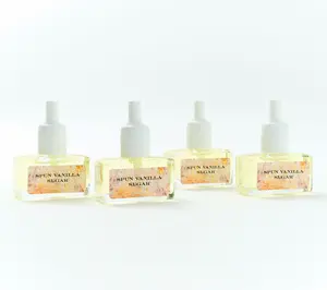 HomeWorx by Slatkin + Co. Set of 4 Spun Vanilla Sugar Diffuser Oils