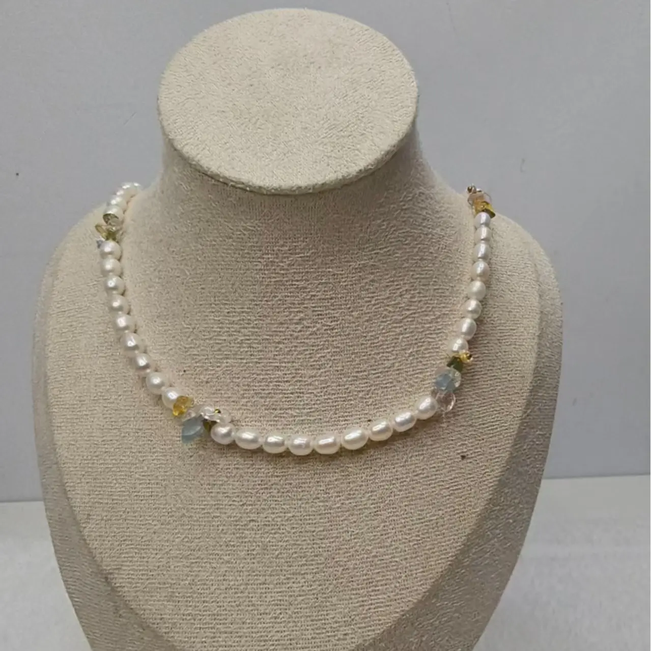 Genuine Freshwater Pearl Necklace, Pearl-Embellished Jewelry Accessory, Genuine Pearl