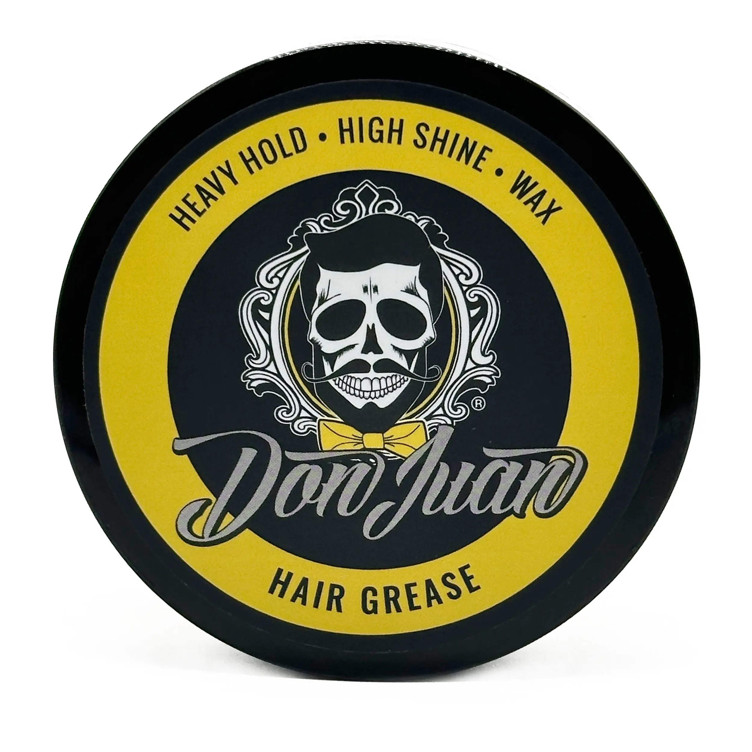 Don Juan Hair Grease Pomade 4 Ounce Jar | Heavy Hold | High Shine | Wax Based | Floral Barbershop Scent