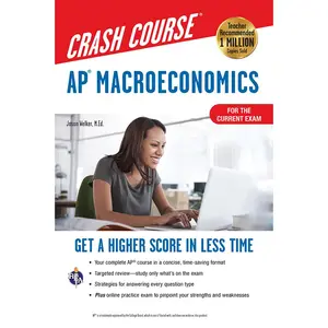 USED-Ap(r) Macroeconomics Crash Course, Book + Online: Get a Higher Score in Less Time by Welker, Jason (Paperback)