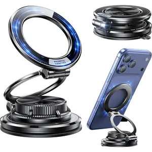 for MagSafe  Mount [95LBS Max Suction & 2400gf  ], Ultra-Thin 360? Adjustable Vacuum   Cell Phone Holder [-Metal] for  17-12 Pro Max & Android  Accessories