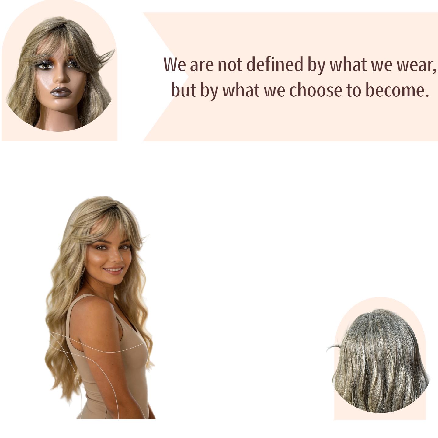 Women's Wig – Long Wavy Heat-Resistant Synthetic Wig, Suitable for Daily Wear and Parties – 26 Inches