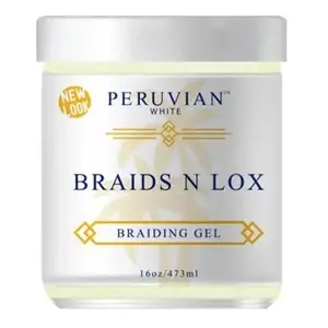 Peruvian White Braid, Loc & Edge Gel Extra Hold