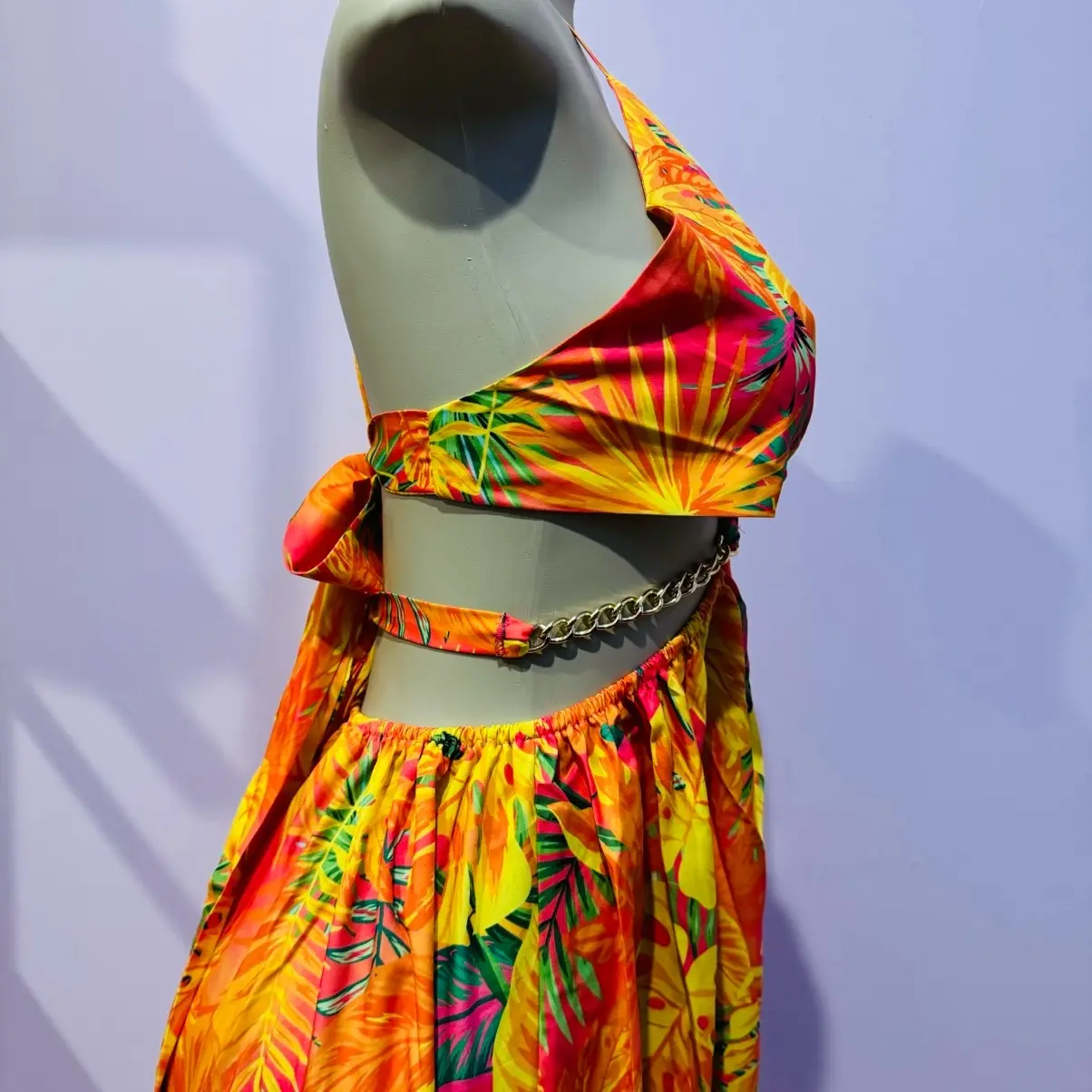 Casual Caribbean Style Dress for Women - Womenswear Summer Comfort