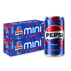 Pepsi Wild Cherry Cola Soda, 7.5 Ounce, 10 Pack Mini Cans - 2 Pack Pepsi Wild Cherry Cola Soda, 7.5 Ounce, 10 Pack Mini Cans - 2 Pack
