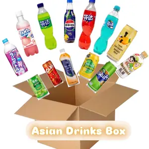 DiaSnacks Asian Drinks Box Assorted Snacks Multipack Variety Pack of Refreshing Combo Beverages Gift Tea Sodas Juices Teas Ramunes