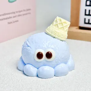 【Buy 3 get 1 free】Octopus Marshmallow Daifuku tabba squishies kidstoysFood-Grade Silicone Slow-Rising Rebound Squishy Fidget Toys for Stress Relief - Soft Squeeze Toys with Thick Creamy Slime Texture, Handmade Non-Toxic Sensory Toys