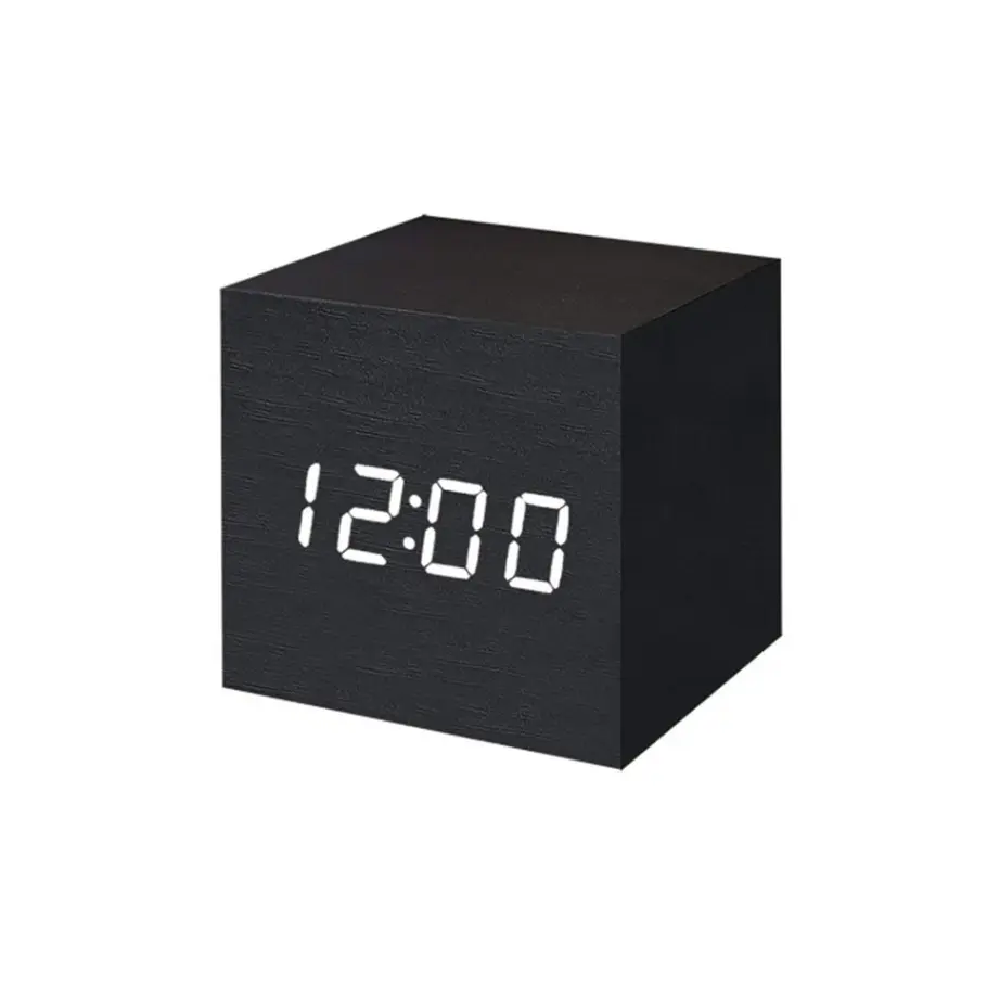 High Brightness LED Digital Alarm Clock - Room Gadgets, Big Screen Multifunctional Desktop Decor Sign with Time, Temperature Monitoring, Compact for Bedroom Nightstand day gift fathersdaygift