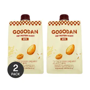 GOGODAN Korean Meal Replacement Protein Shake 2 Pack 40g  Each - Low Sugar High Protein Barley Grain Shake