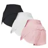 Women's 3-PC Workout Set Lightweight Stretch Sports Shorts - High-Waisted, Lined, With Pocket & Fringe, Built-In Waistband, Yoga/Running Athletic Performance & Fitness Support Athleisure Option
