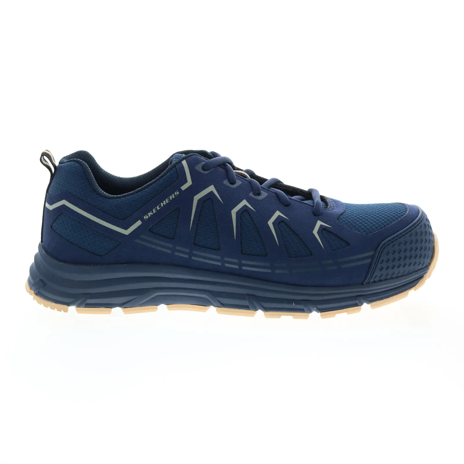 Skechers Malad Composite Toe Mens Blue Athletic Work & Safety Shoes
