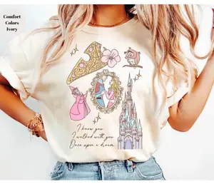 Comfort Colors Princess Shirt, Sleeping Beauty Shirt, Vintage Princess Tee, Girl Trip Shirt,  Magic Kingdom shirt
