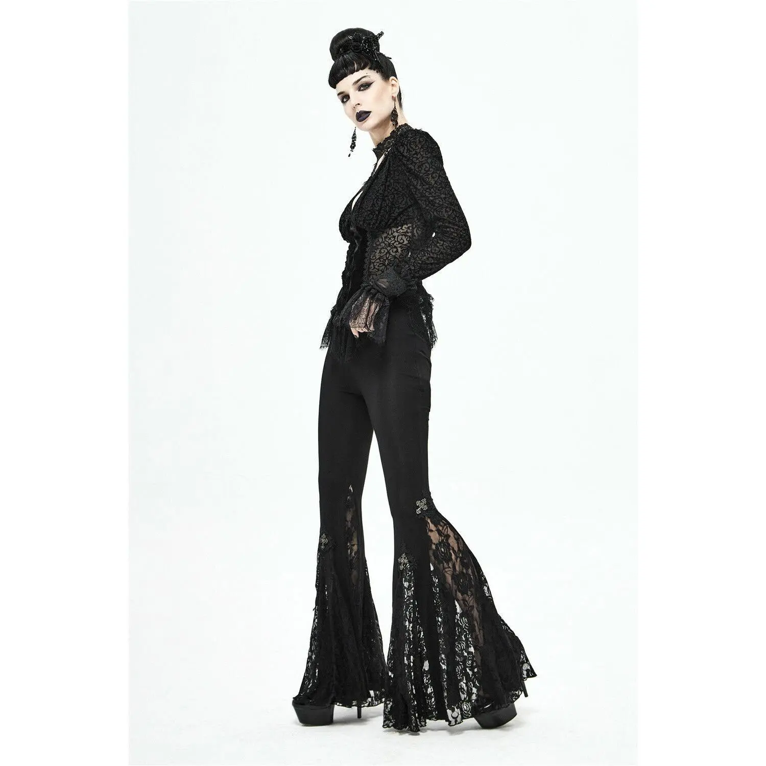 Vampiren Gothic Bell Bottoms