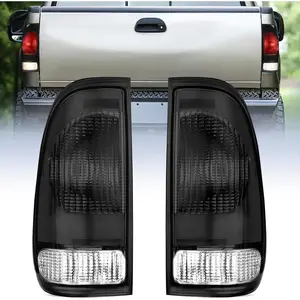 Taillight Assembly for Ford F150 F250 F350 F450 F550 1997-2007 Styleside Smoke Rear Tail Light Lamp OE Style Pair FO2800117 FO2801117 Parts Automotive Led Tail Light Acrylic DOT SAE Compliant Plug-and-Play Installation,summervibes