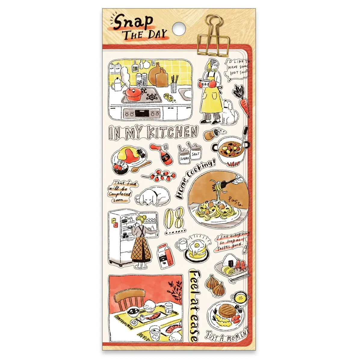Mind Wave Snap the Day Stickers – Kawaii Photography Transparent Matte PET Sticker Sheet