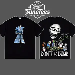 ASAP Don't Be Dumb World Tour Don't Be Dumb Album Men's Oversized Cotton Hoodie Sweater T-Shirt, The Mob Hoodie Sweater T-Shirt , Vintage Music Merch Sweatshirt Hoodie T-Shirt, Retro 90s Rap Style, New Album Gift For Fans
