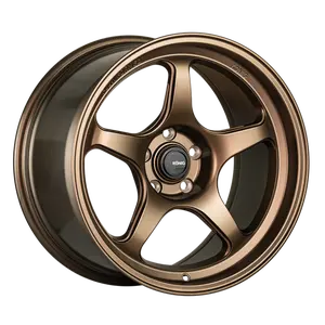 Konig Hyperspec 15x9 4x100 ET35 Matte Bronze Wheel (Knurled Bead)