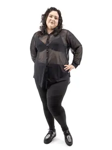 Mesh Memphis Oversized Shirt FOXBLOOD