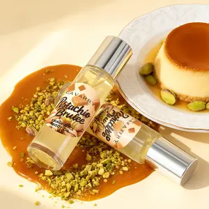 Caramel Almond Women's Perfume 10ML Rollerball Bottle, Floral Fruity Scent with Vanilla Caramel Almond, Long-Lasting Fragrance, Caramel Perfumes, Floral Scents Perfume