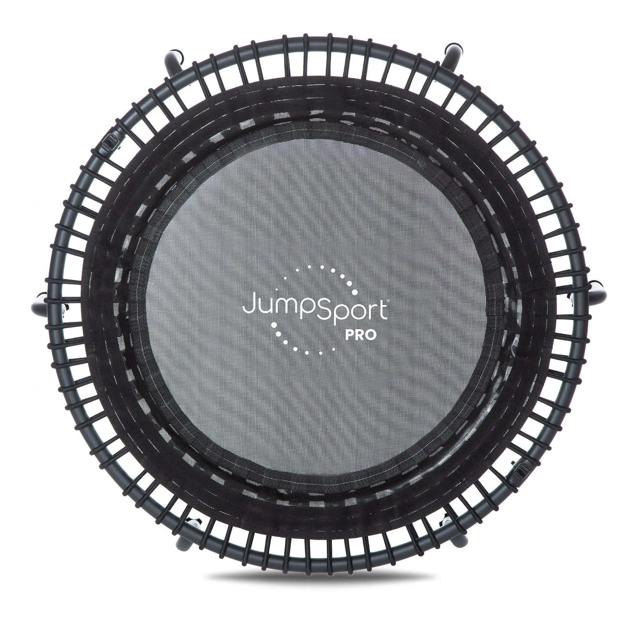 JumpSport 550f PRO Indoor Lightweight 44 Inch Folding Fitness Trampoline, Black