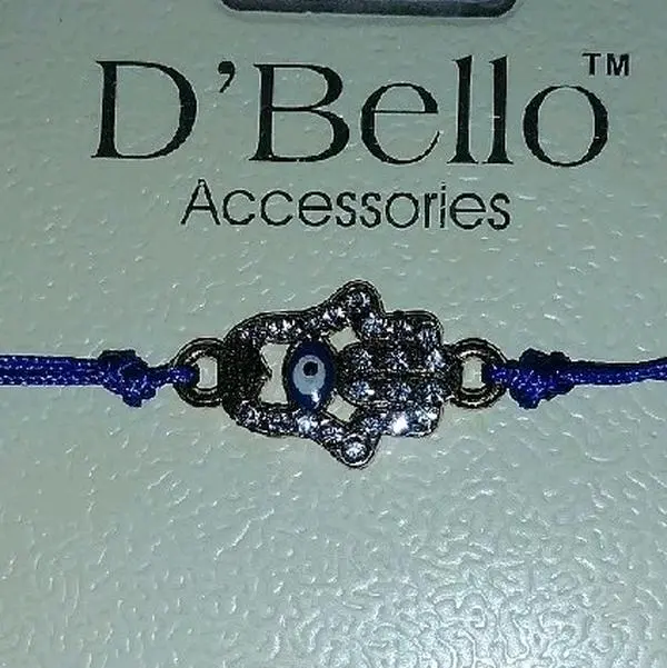 Fundraiser appreciation bracelet approx. 11" Hamsa hand evil eye protection bracelet