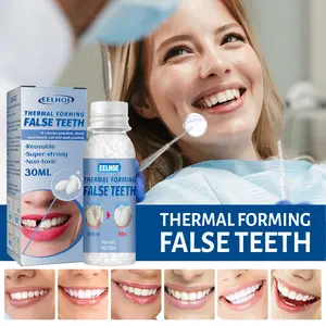 EELHOE Thermal Forming False Teeth 30ML | Reusable & Non-Toxic DIY Temporary Dentures for Instant Confident Smile | Perfect for Horror Cosplay & Halloween Party Makeup