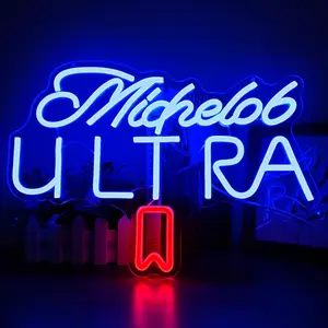 Beer Neon Sign for Wall Decor LED Bar Sign Modern Mood Lighting for Man Cave Bedroom Home Bar Shop Pub Bistro Party Hotel Game Room Decor Gifts Room Accessory