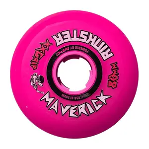Rink Rat Roller Hockey Wheels Rinkster Maverick 80mm XX Grip Pink (Single)