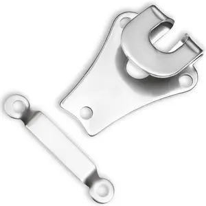 12 Set Heavy-Duty Pant Hook & Eye Nickel Sewing Set Clothig Fixing Tools Hooks and Eyes Closure for Bra Trousers Skirt Dress