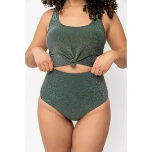 Wave Bottom | Emerald Shimmer