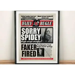 Daily S-M Movie Sorry Spidey S-M Wall Art Poster Vintage