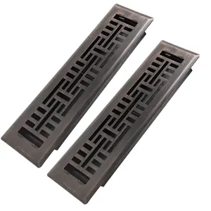 2x10 Inches Heavy Duty Walkable Floor Register Easy Adjust Air Supply Lever Floor Vents - Vent Cover for Home Floor outdoorfun