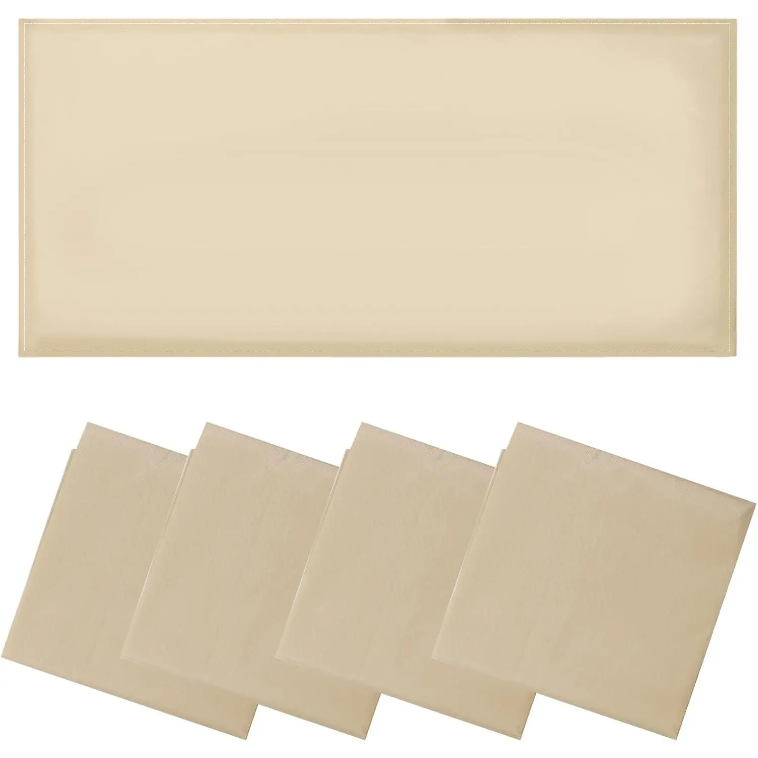 4 count Fluorescent Light Covers - Light Covers for Ceiling Lights Classroom,  Light Filters for Office, Hospitals,  4 x 2  (Warm Yellow)