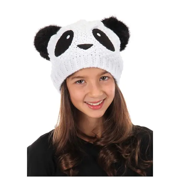 Panda Knit Beanie