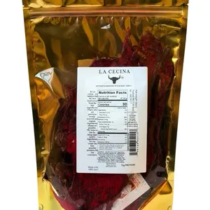 Cecina Fuego Dry Crunchy Carne Seca Snack 6oz, Mexican Beef Jerky, Meat Dried